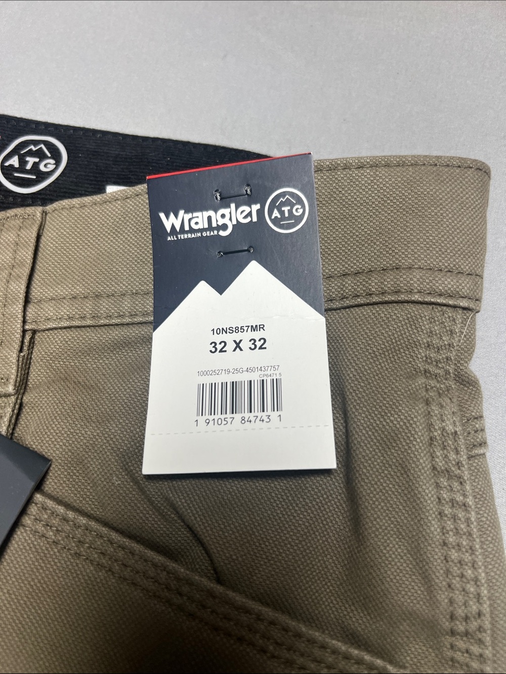 Wrangler Khaki Work Pants with Flared Leg - Picture 2 of 10